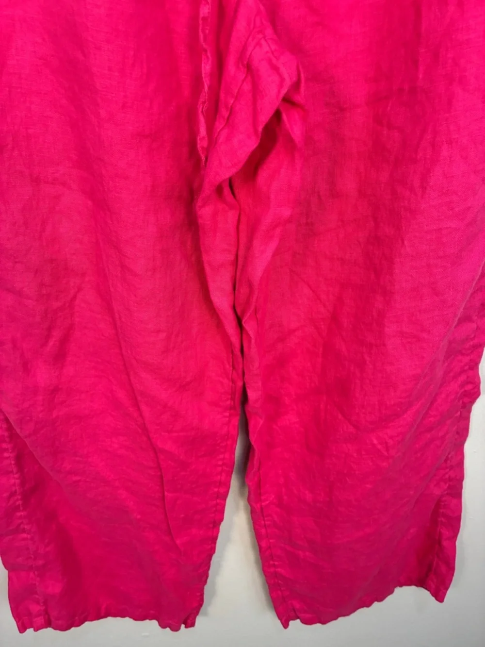 J.Crew 100% Linen Wide Leg Pull On Pants - Picture 7 of 11